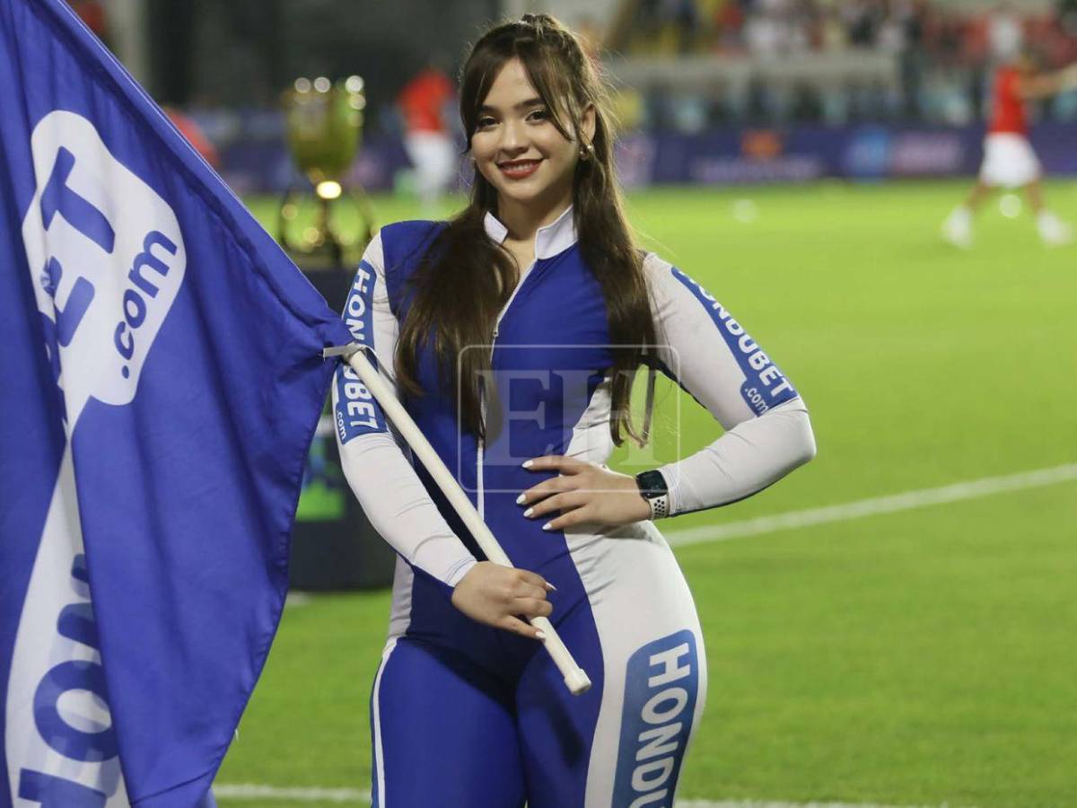 ¿Quién es la chica con camisa de Honduras? Las bellas damas que engalanan la final Olimpia-Marathón