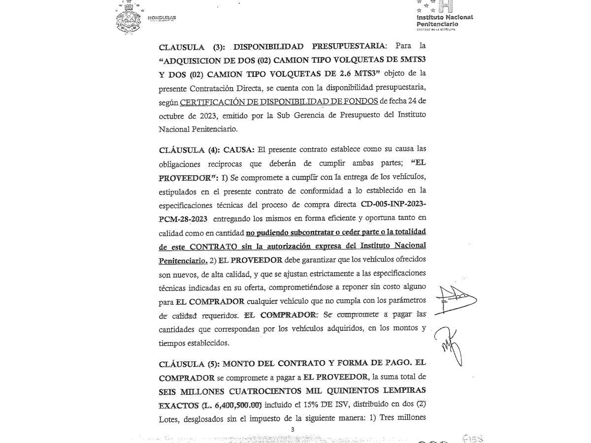 $!Con la compra de las cuatro volquetas, se ejecutaron los 150 millones de lempiras disponibles.