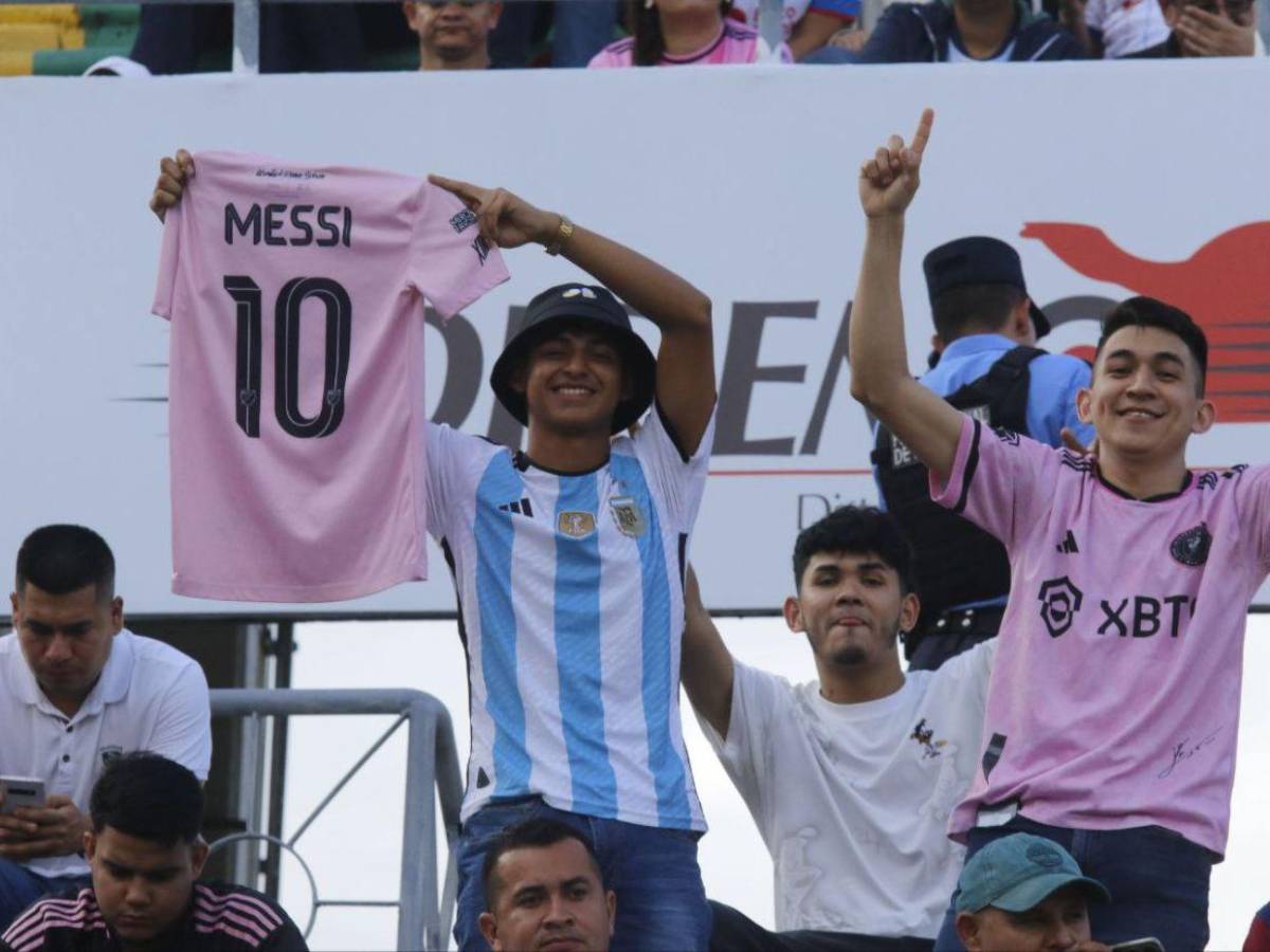 ¡Repleto! Así se llenó el Olímpico para ver a Messi y al Inter Miami