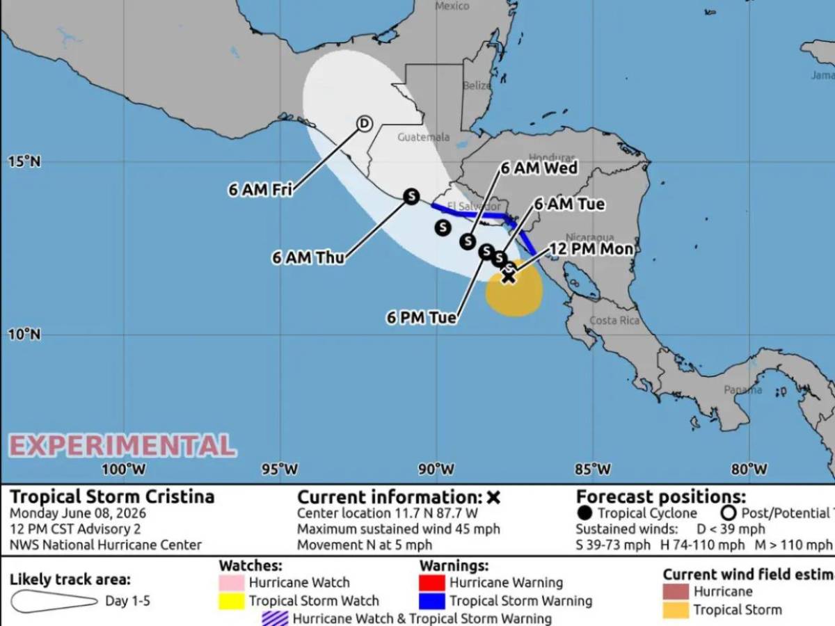 Tormentas Boris y Cristina: ¿qué riesgo representan para Honduras?