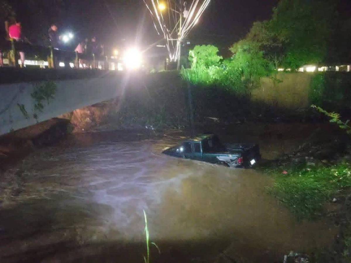 Dramáticas imágenes muestran los daños que dejaron las lluvias en la zona norte de Honduras