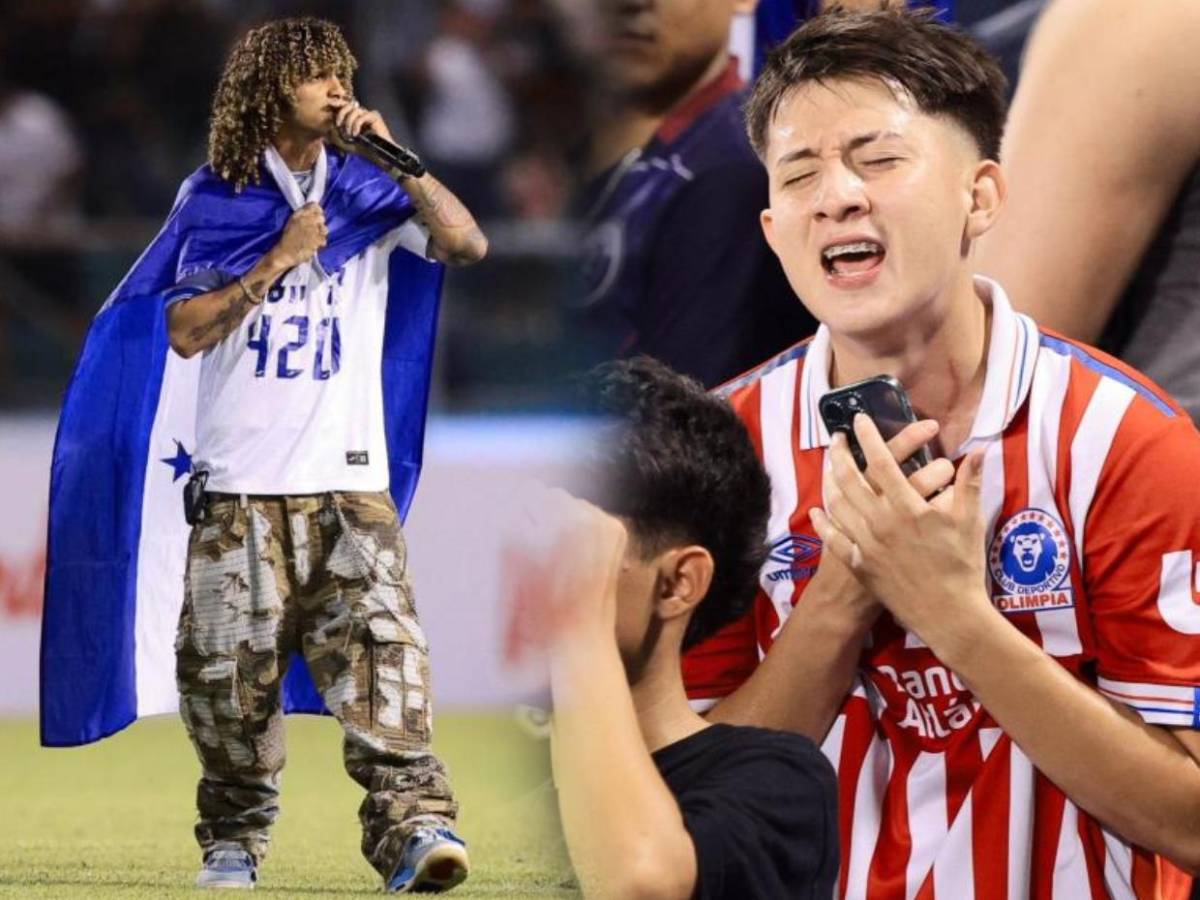 Jon Z hizo vibrar estadio Olímpico de Honduras con sus éxitos en partido de tiktokers