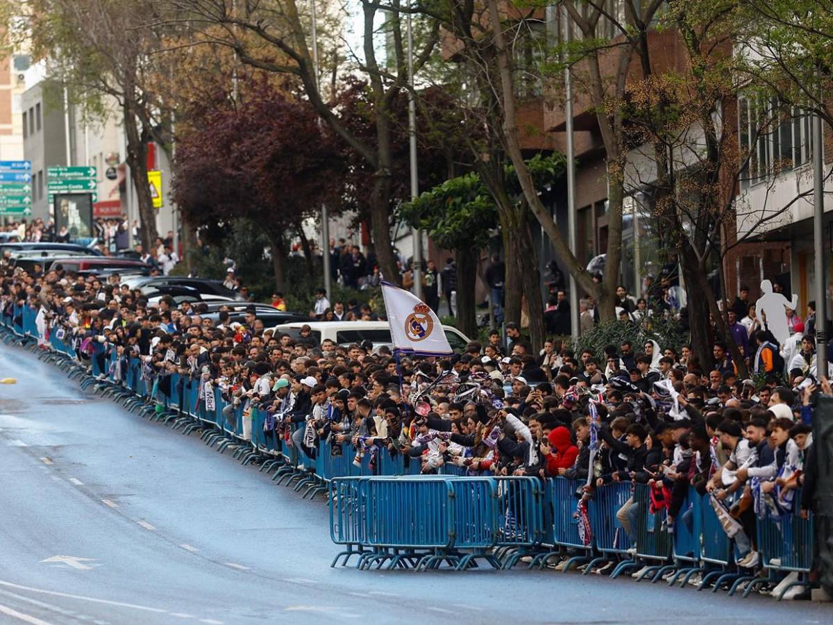 Ambiente caliente y máxima seguridad para el Real Madrid-Arsenal
