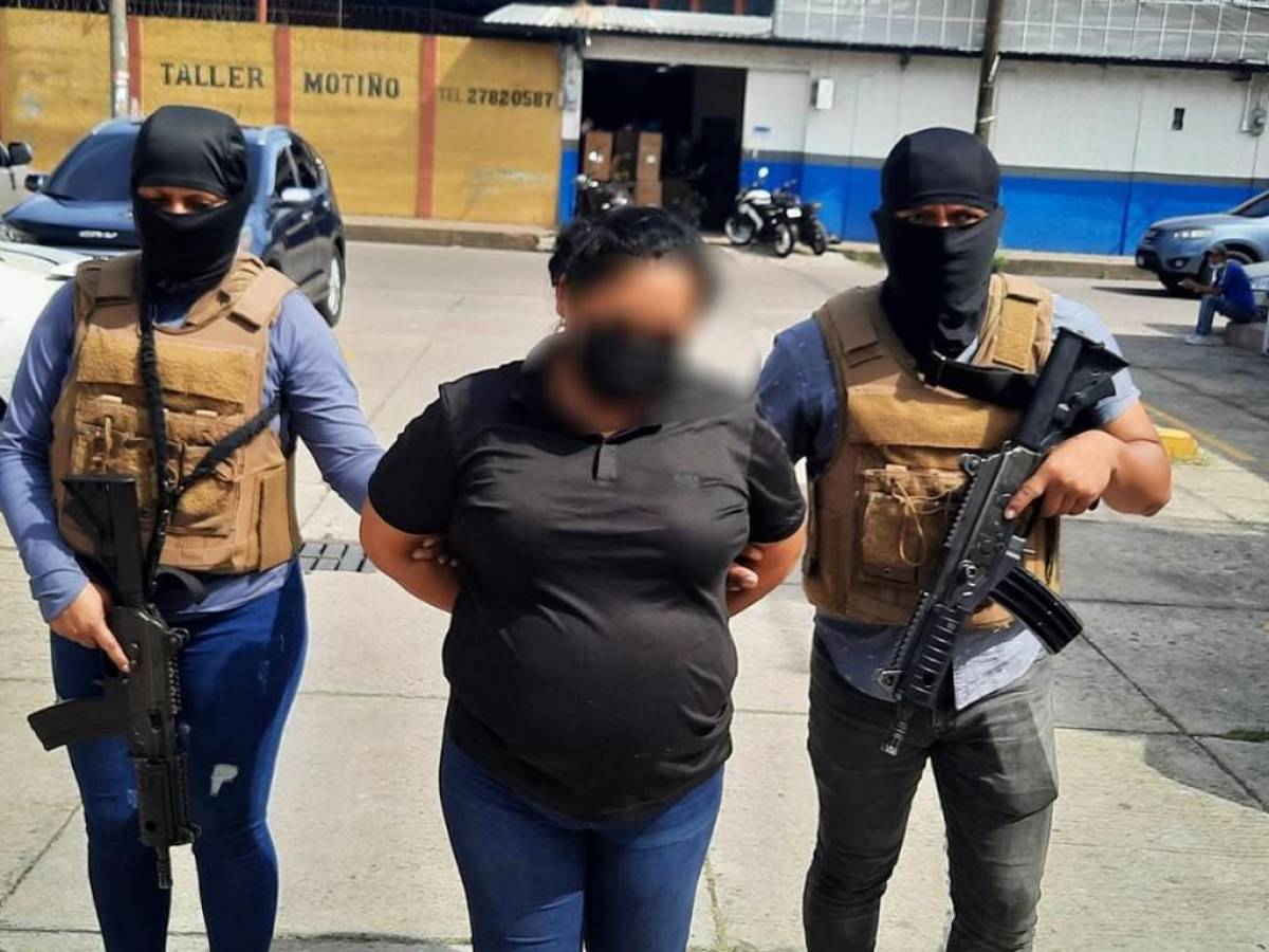 Capturan a presunta pandillera del grupo “Los Colombia”