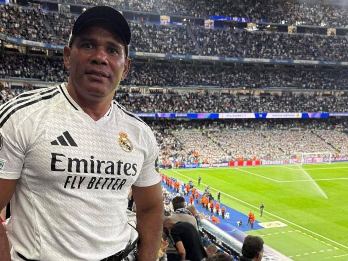 ¿Mario Moncada fue a España a ver al Real Madrid en Champions League?