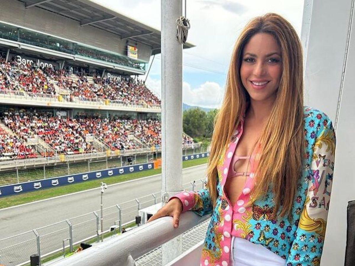 ¿Shakira fue a ver a Lewis Hamilton en Barcelona?