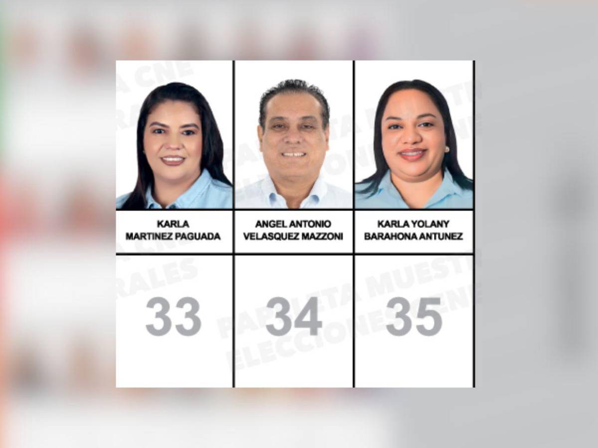 Sin Cálix, con un exmagistrado del TSE y otros rostros: candidatos a diputados por Olancho
