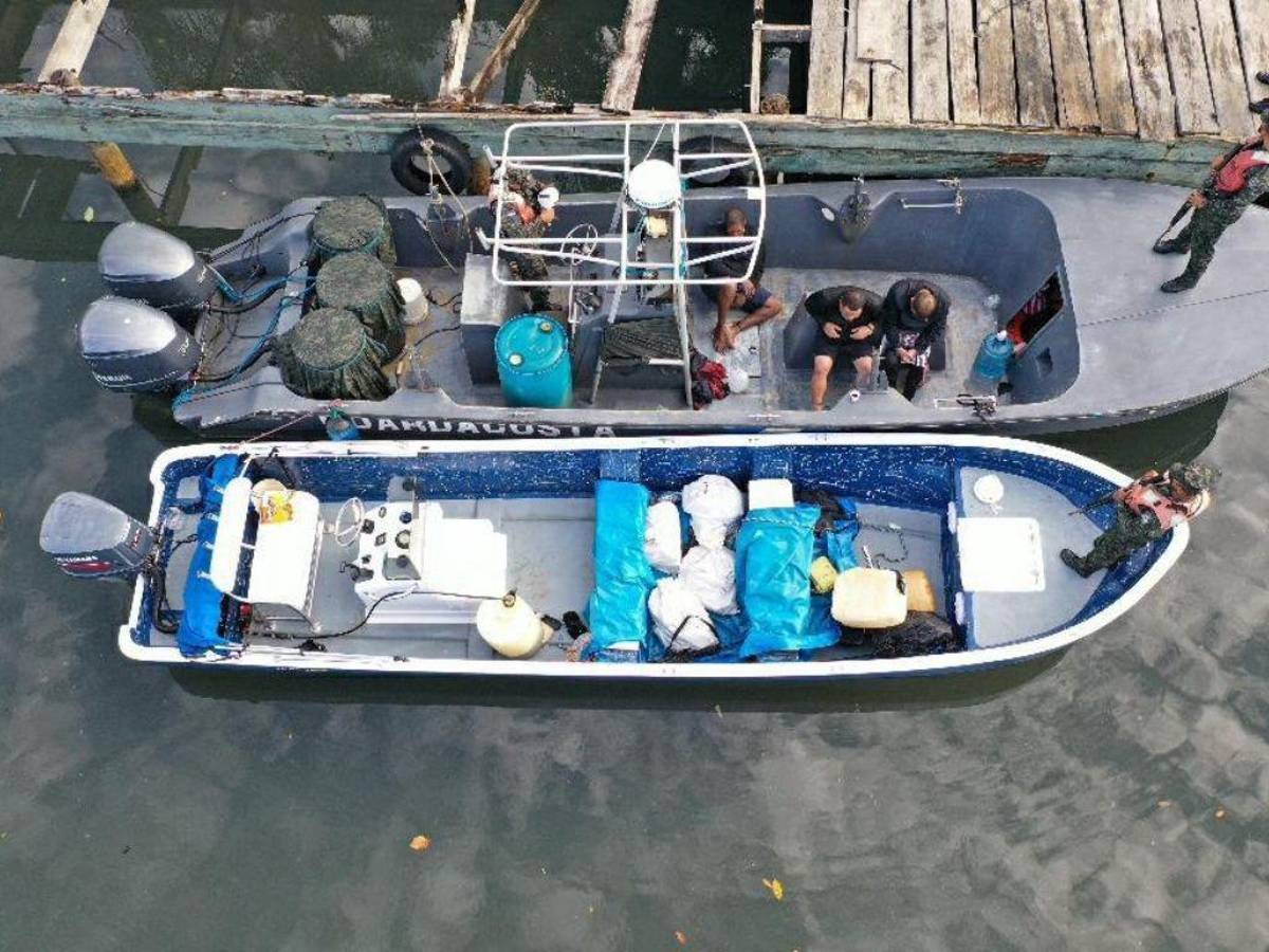 Dictan 11 años de prisión a hombres que llevaban 93 kilos de cocaína en lancha