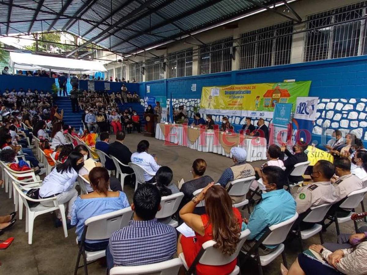 Honduras: Arranca desparasitación masiva de escolares a nivel nacional