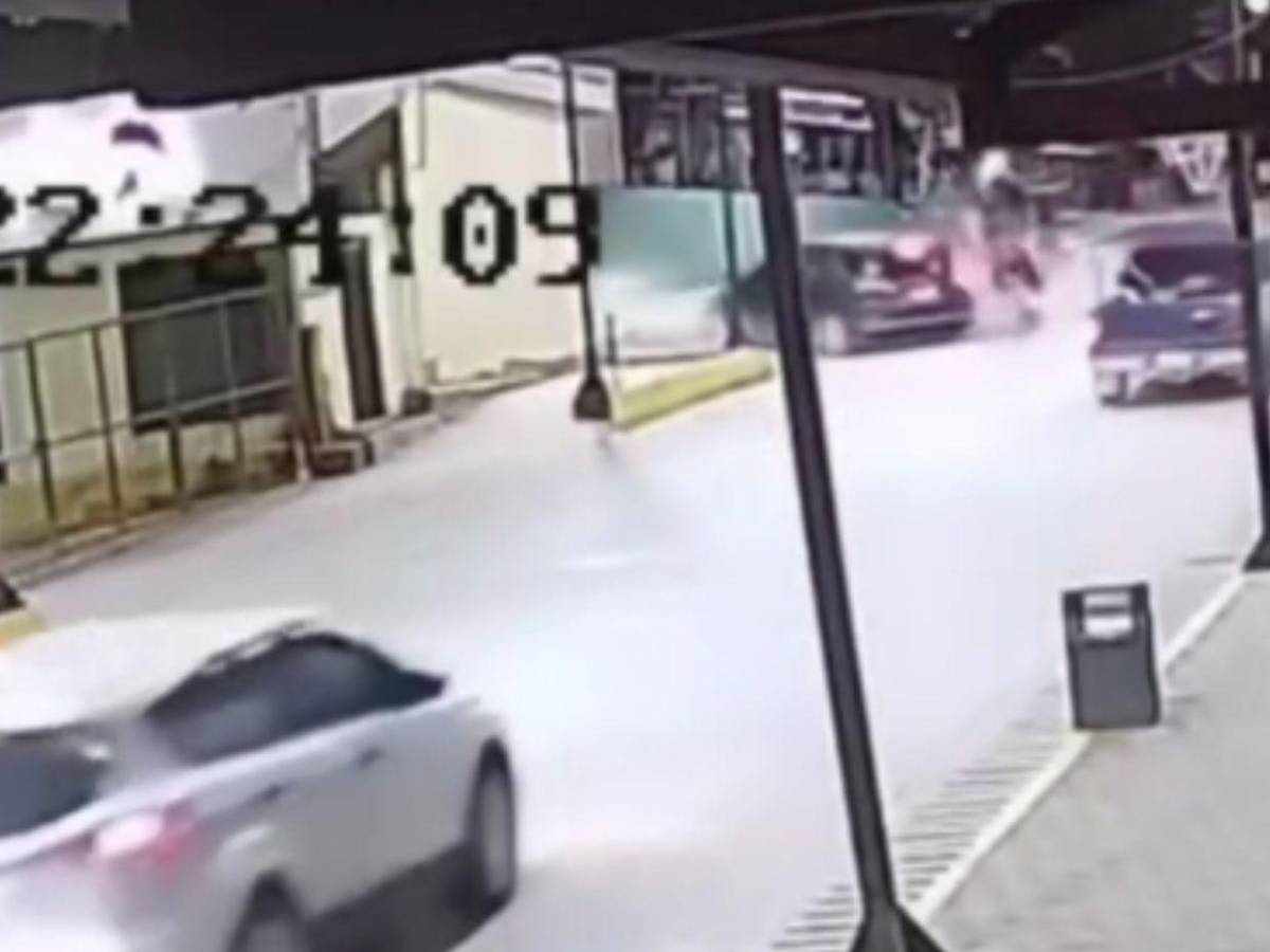 Cuadro a cuadro: así quedó grabado el accidente en el que murió una bailarina en Intibucá