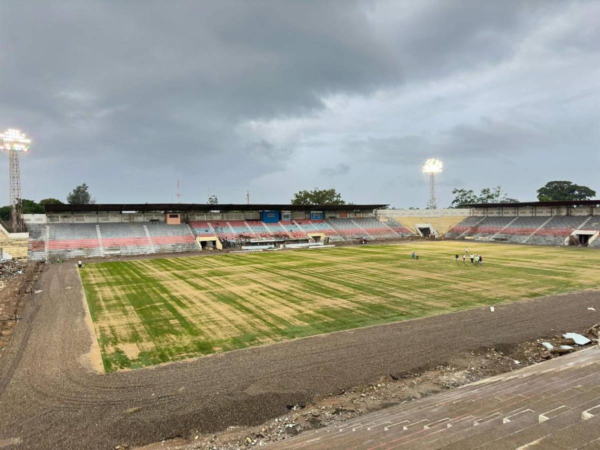 Así avanzan los trabajos de la nueva grama híbrida del estadio Ceibeño Así avanzan los trabajos de la nueva grama híbrida del estadio Ceibeño