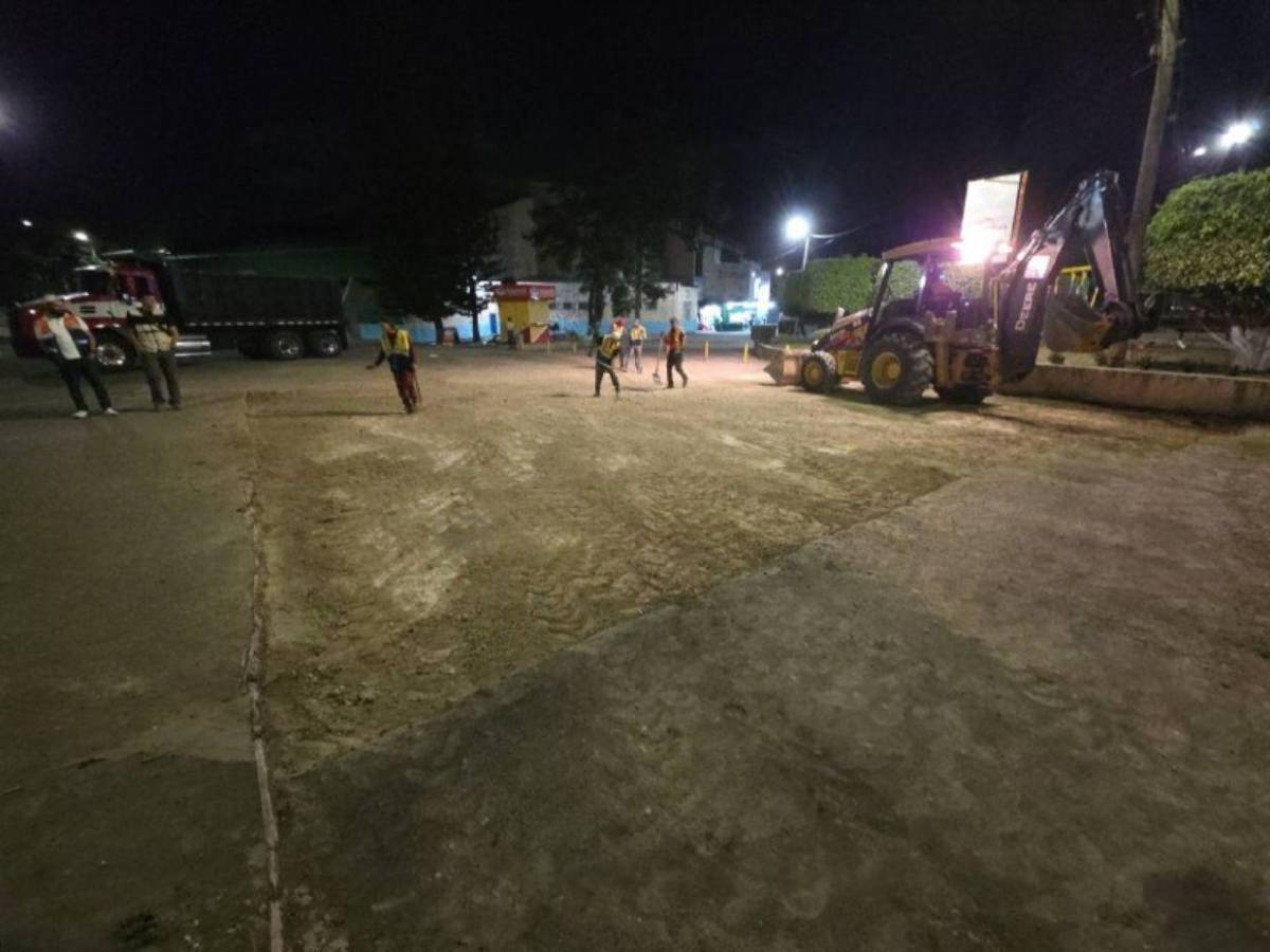 Avanzan trabajos en la Villa Olímpica: realizan mantenimiento, bacheo y pintura