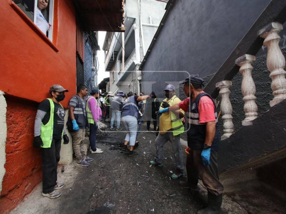 Solo escombros quedaron tras incendio en barrio San Martín; familias quedan sin hogar