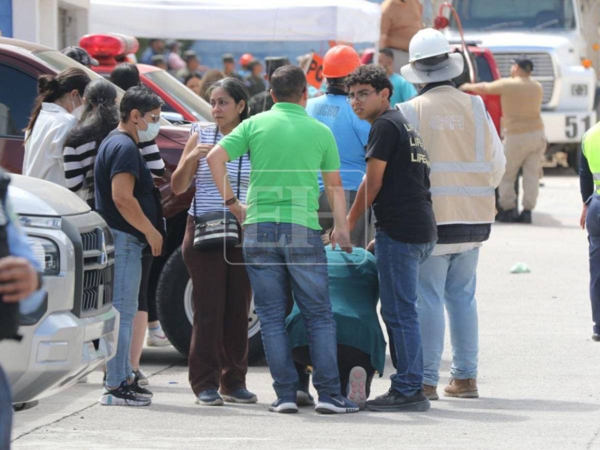 Desgarradoras imágenes de la familia de Félix Núñez tras encontrar su cuerpo en el anillo periférico
