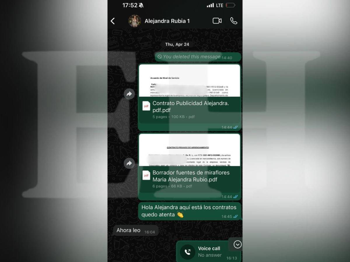 Las pruebas y documentos de la polémica entre Alejandra Rubio y agente inmobiliaria