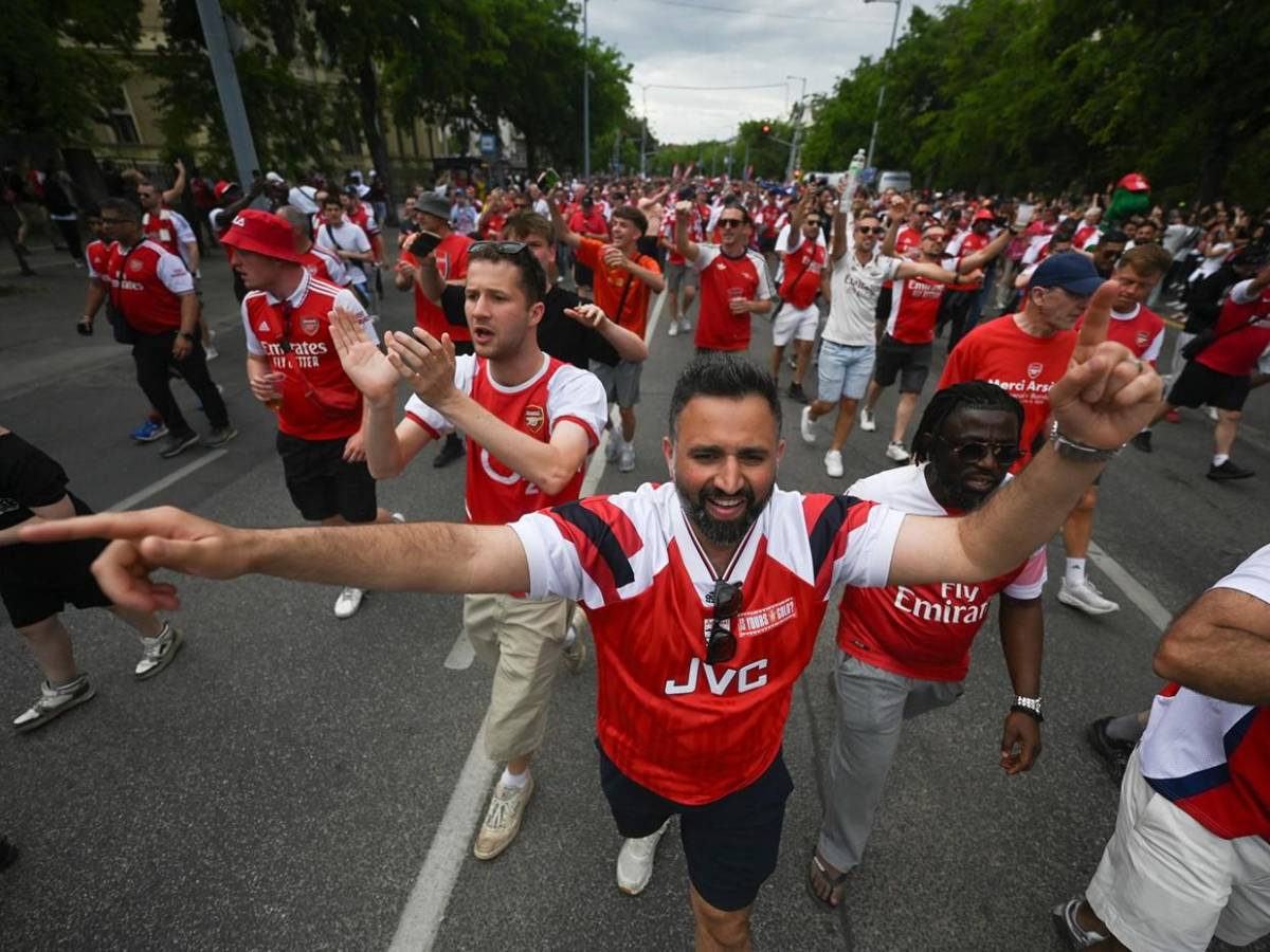 El ambiente en la final de la UEFA Champions League entre PSG vs Arsenal