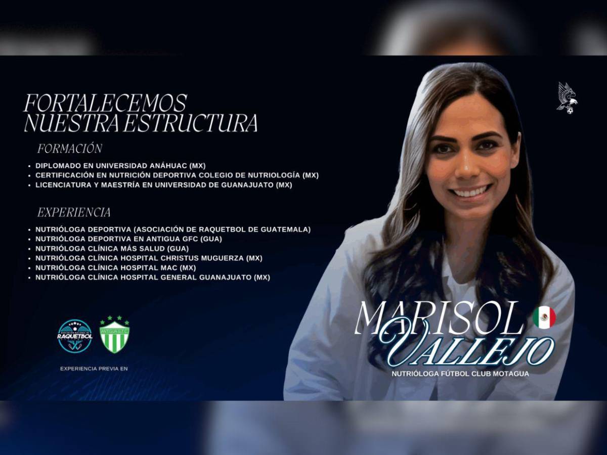 ¿Quién es y qué funciones tendrá la bella mexicana que contrató Motagua?