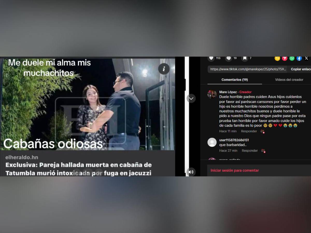 Una fuga en jacuzzi segó los sueños de Luis y Nicol, pareja hallada muerta en Tatumbla