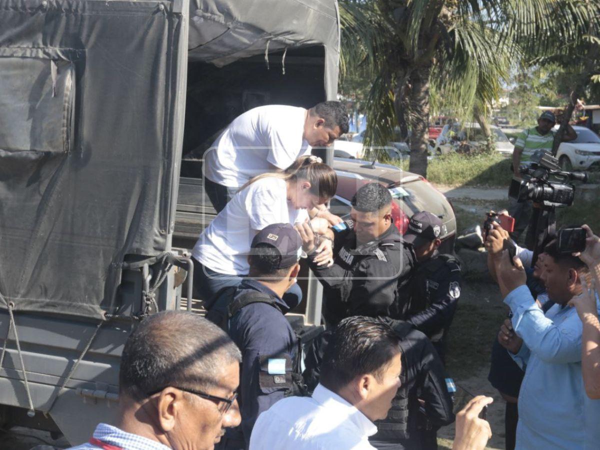 Trasladan a los juzgados a Ángel y Gina, amigos que habrían asesinado a pareja en Yoro