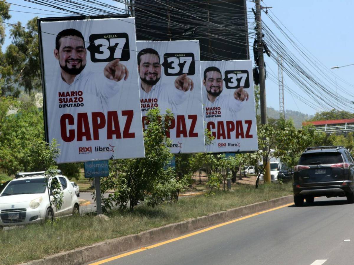 Sin los rostros de Rixi y Nasralla, arrancan propagandas electorales en las calles de la capital
