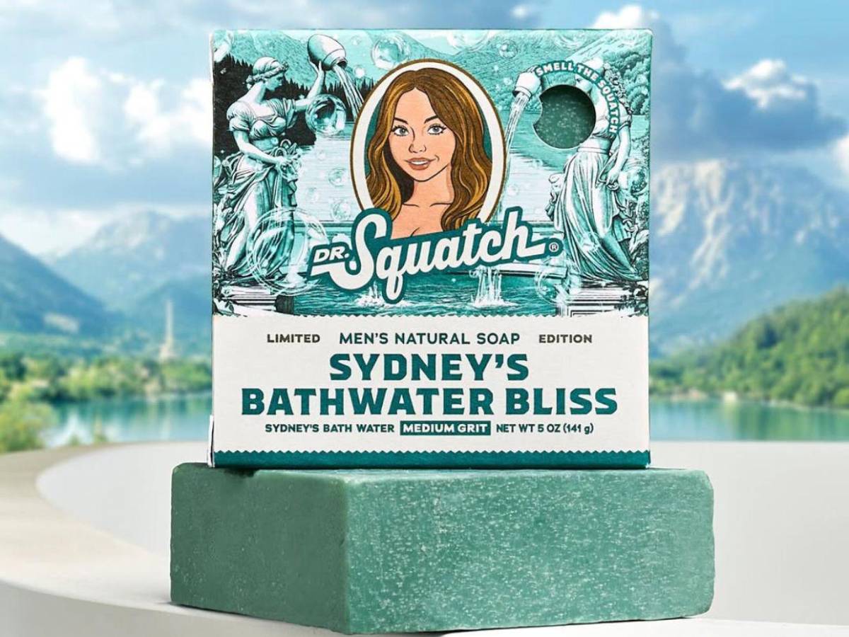 Jabón con su agua de baño: Sydney Sweeney presenta producto exclusivo