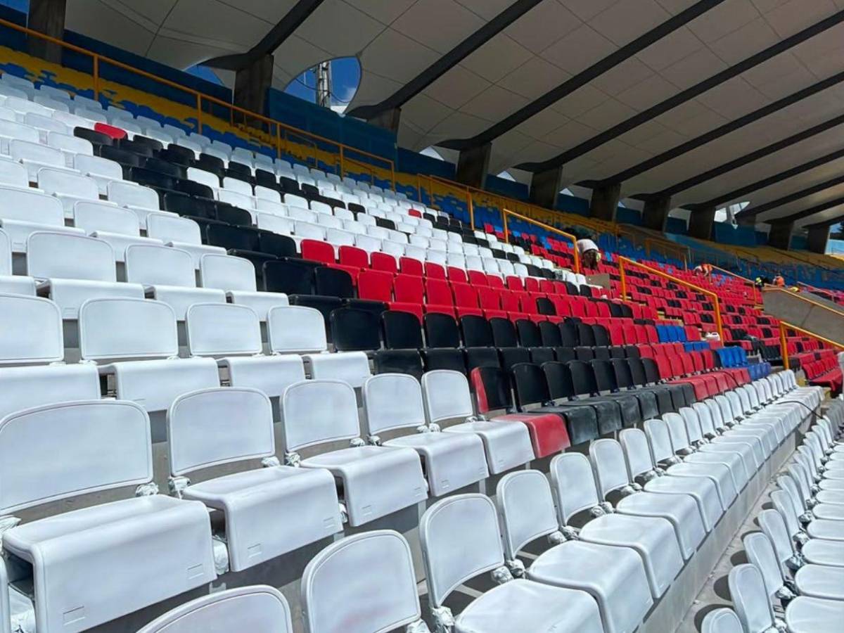 Gobierno de Xiomara Castro lo había dejado así: Condepor hace cambios en el Estadio Nacional