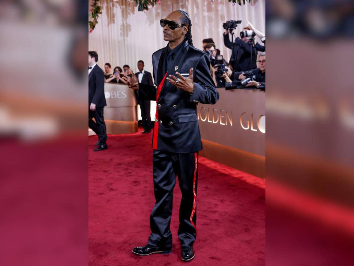 Elegancia con actitud: Snoop Dogg roba miradas en los Golden Globes 2026