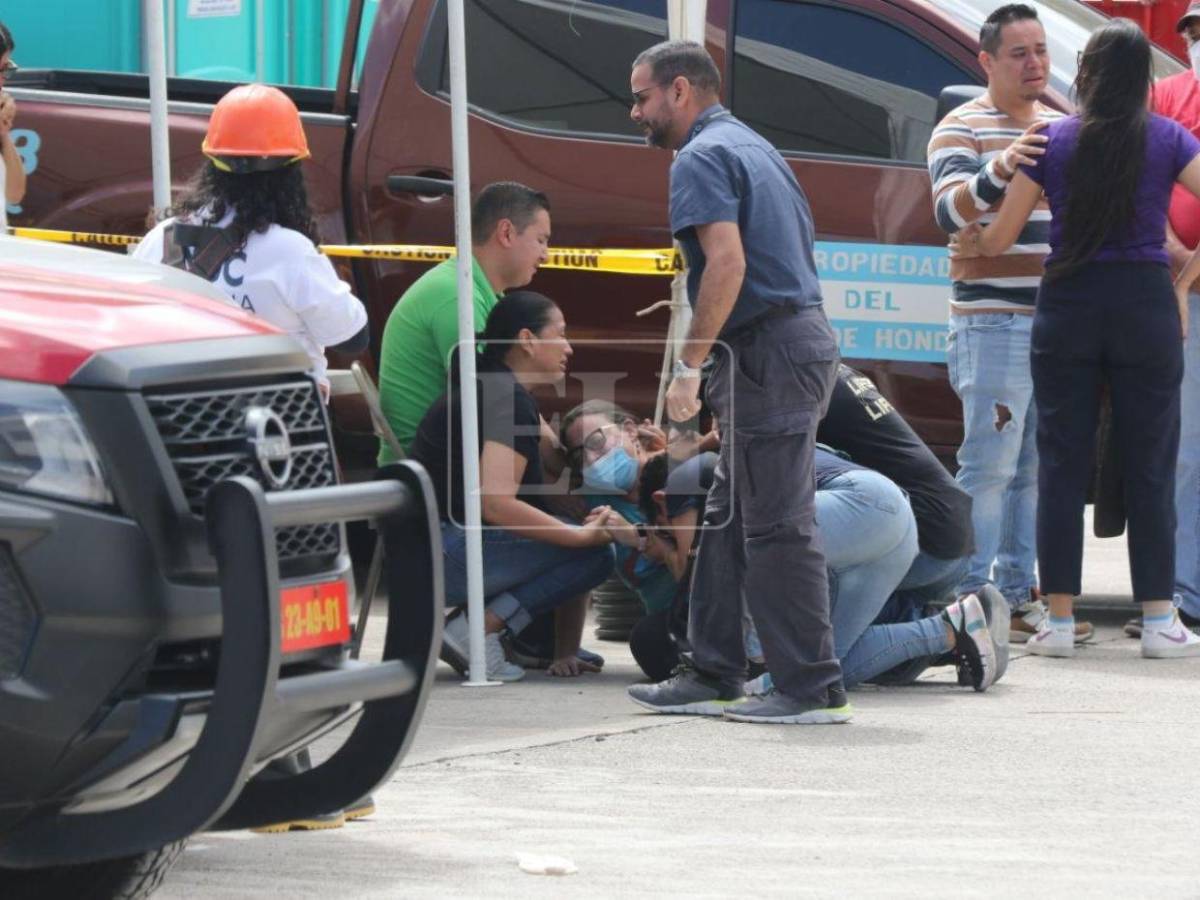 Desgarradoras imágenes de la familia de Félix Núñez tras encontrar su cuerpo en el anillo periférico