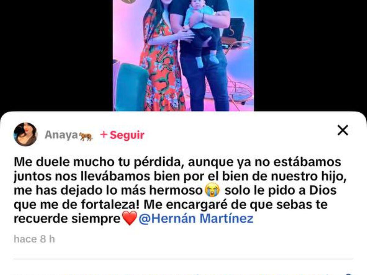 Me has dejado lo más hermoso: Mensaje de la expareja de Hernán Martínez, mamá de su hijo