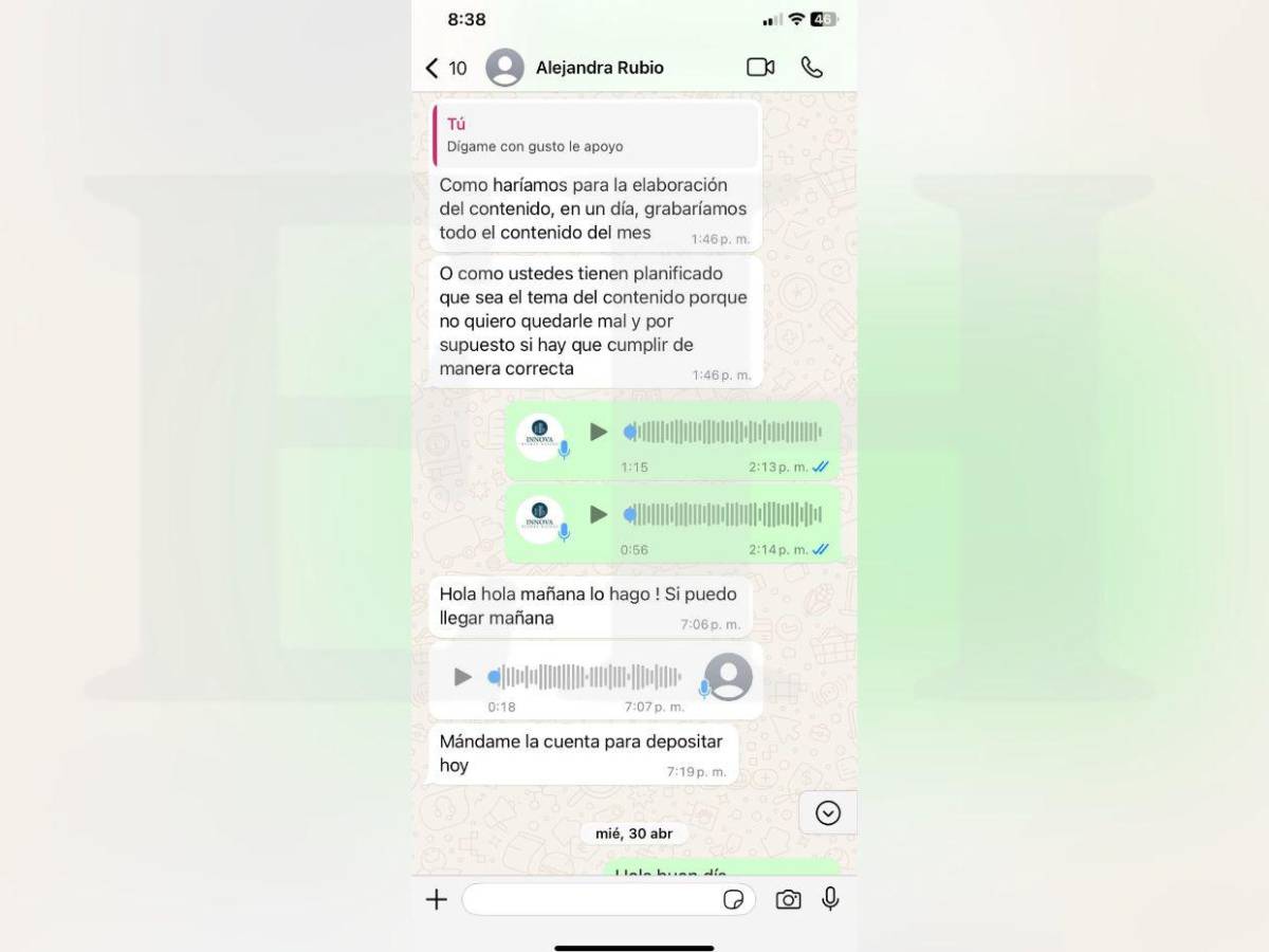 Las pruebas y documentos de la polémica entre Alejandra Rubio y agente inmobiliaria
