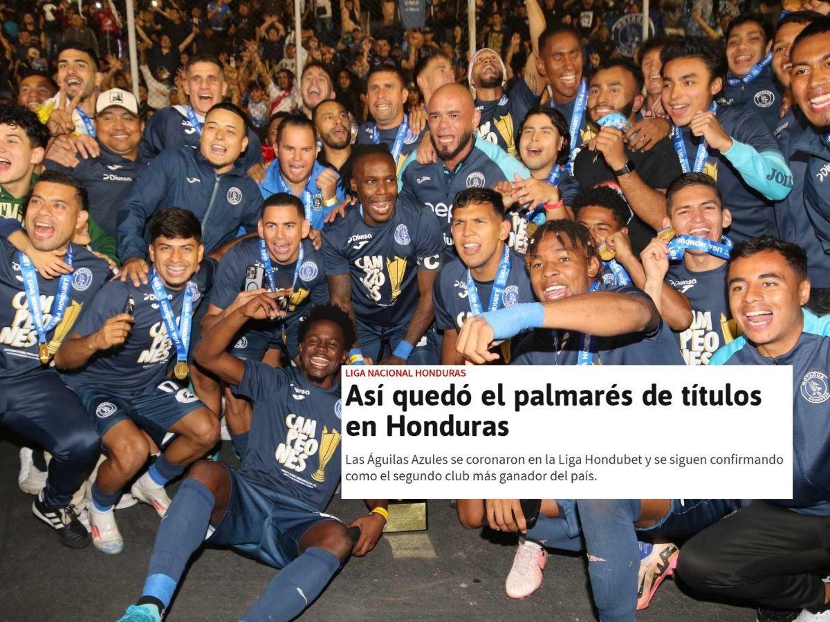 Lo que dice la prensa internacional tras título de Motagua y dejan mensaje a Olimpia