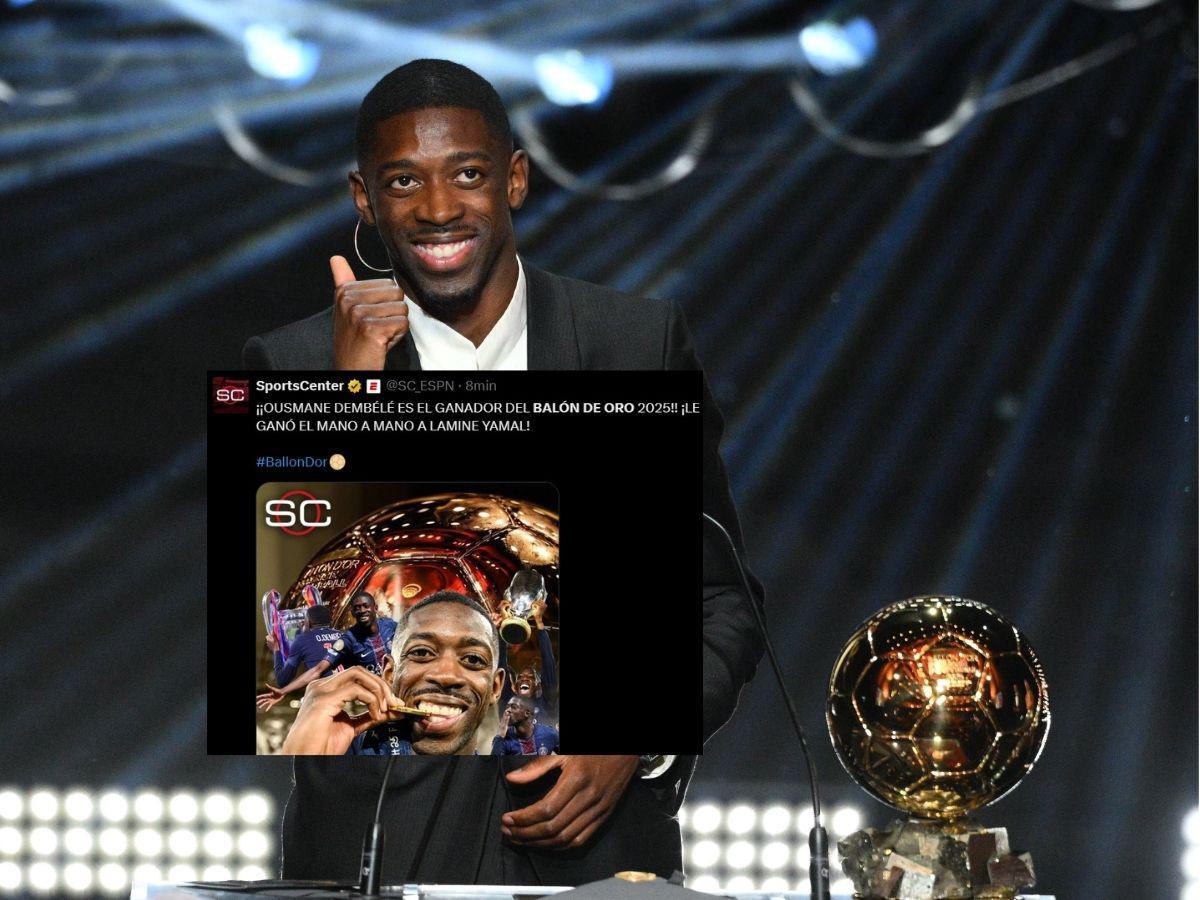 Broma pesada estará a años luz de Messi: Reacción de la prensa al ganador del Balón de Oro 2025