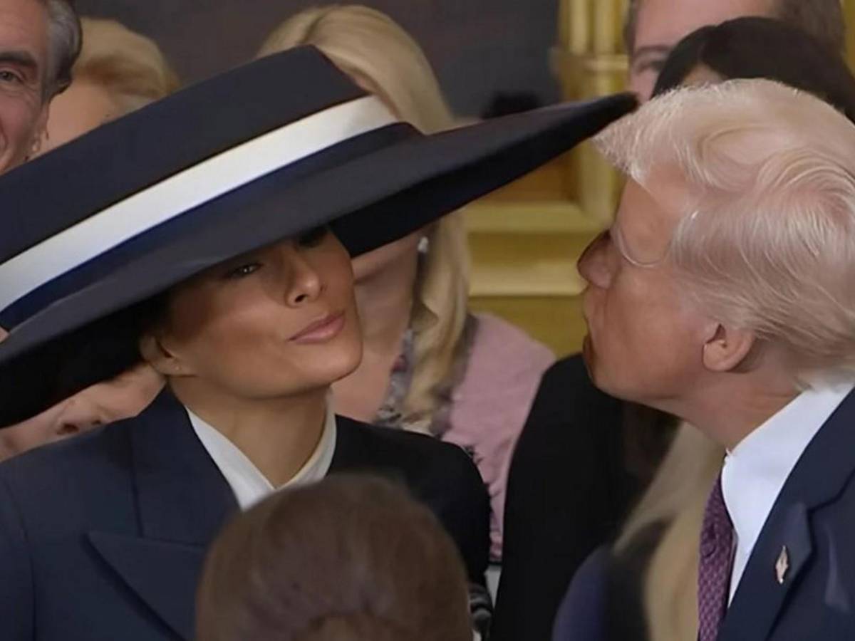 Los memes que dejó el sombrero “antibesos” de Melania Trump