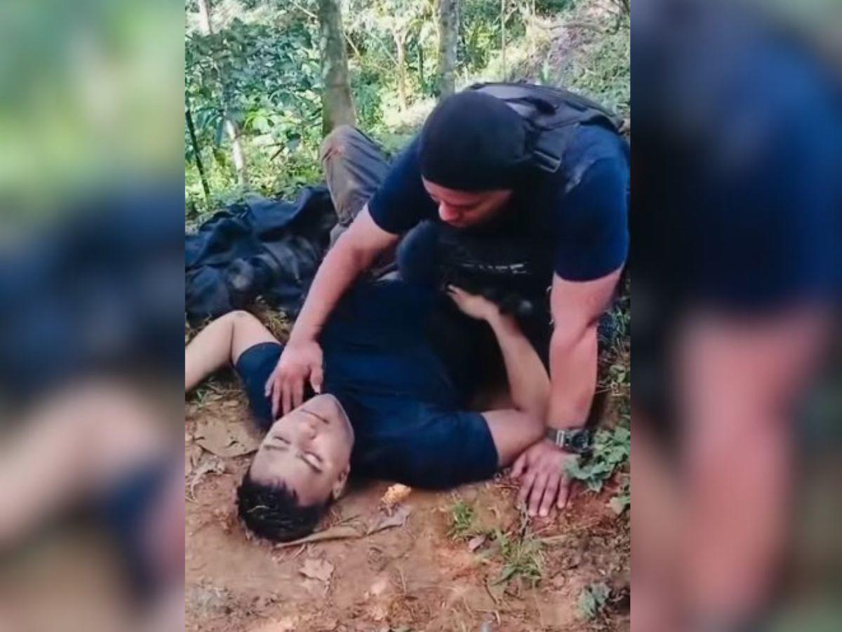 El desgarrador momento en que el policía que murió en enfrentamiento agonizaba