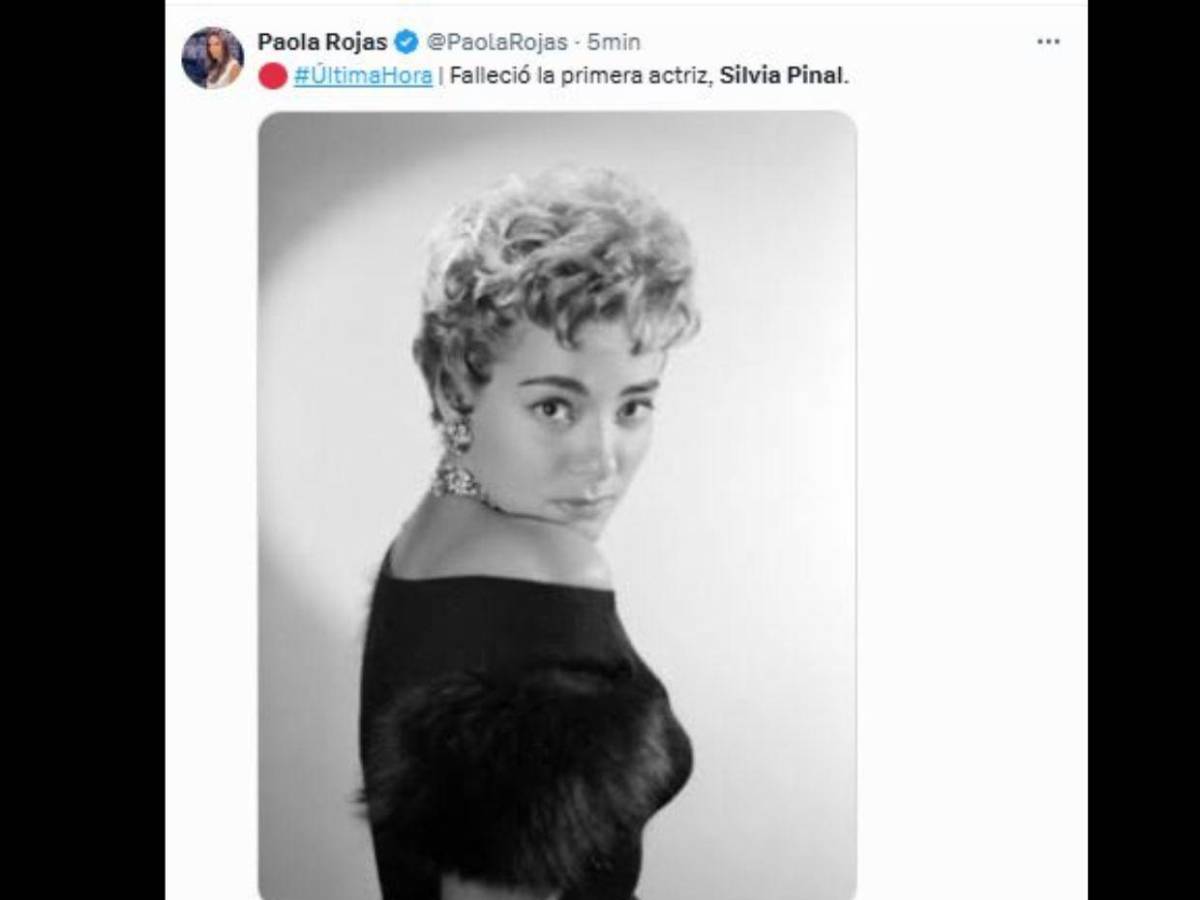 Las primeras reacciones tras la muerte de Silvia Pinal, la “Diva de México”
