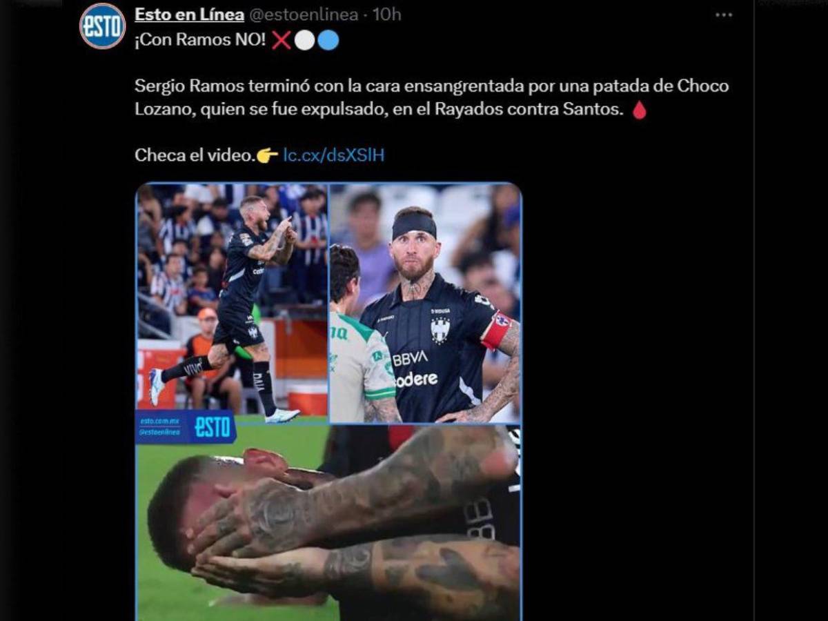 ¿Qué dijo Sergio Ramos? Críticas al Choco Lozano tras el golpe al español que significó la roja
