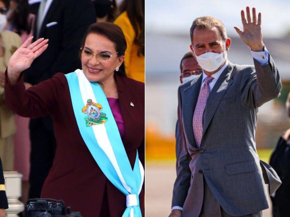 El rey Felipe VI recibe este miércoles a presidenta Xiomara Castro