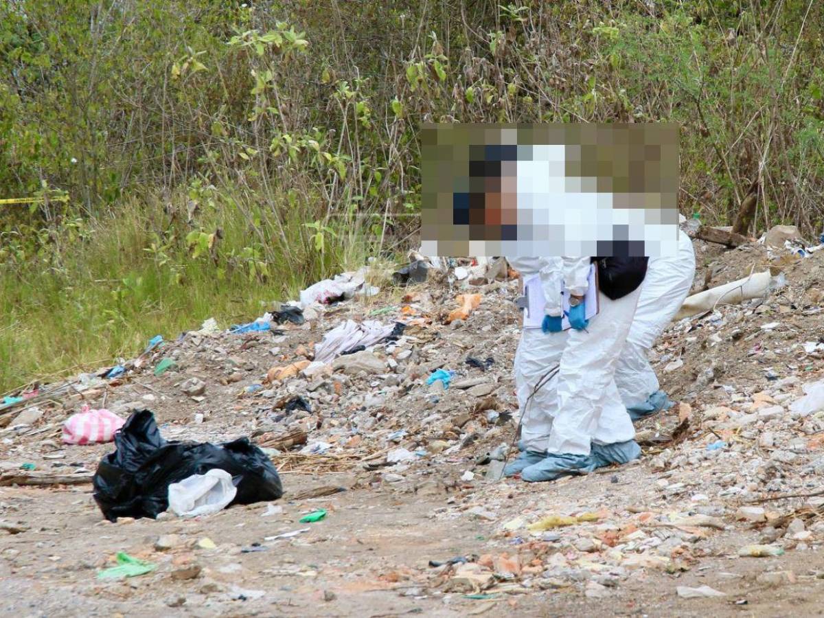 Embolsada y maniatada, hallan a una persona muerta en Nueva Aldea de la capital