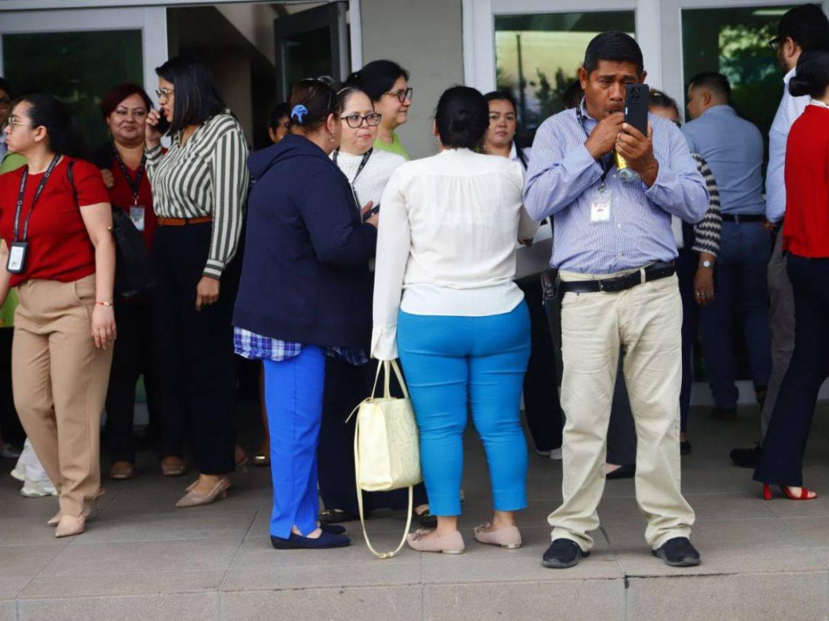 Desalojan edificios en San Pedro Sula por fuerte sismo