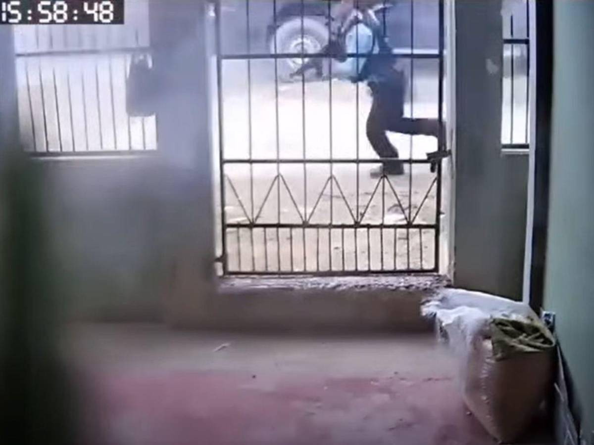 Cuadro a cuadro: momento del ataque en el que murió el policía Erlin Izaguirre en SPS