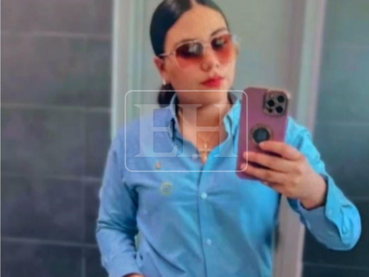 Yury Mejía, agente policial que murió cuando era trasladada al hospital en Lempira