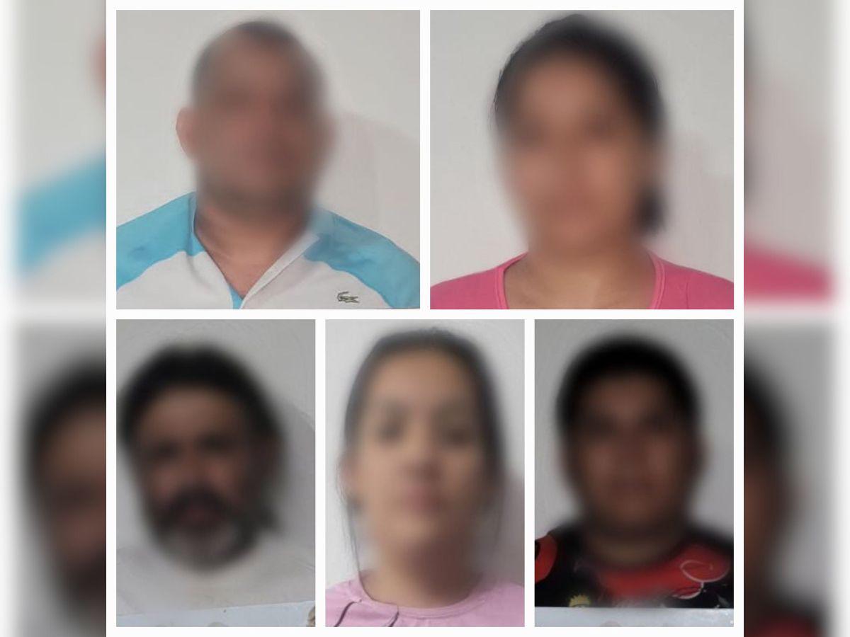 Los rostros de los detenidos fueron censurados por el Ministerio Público para garantizar su derecho de presunción de inocencia. Los rostros de los detenidos fueron censurados por el Ministerio Público para garantizar su derecho de presunción de inocencia.