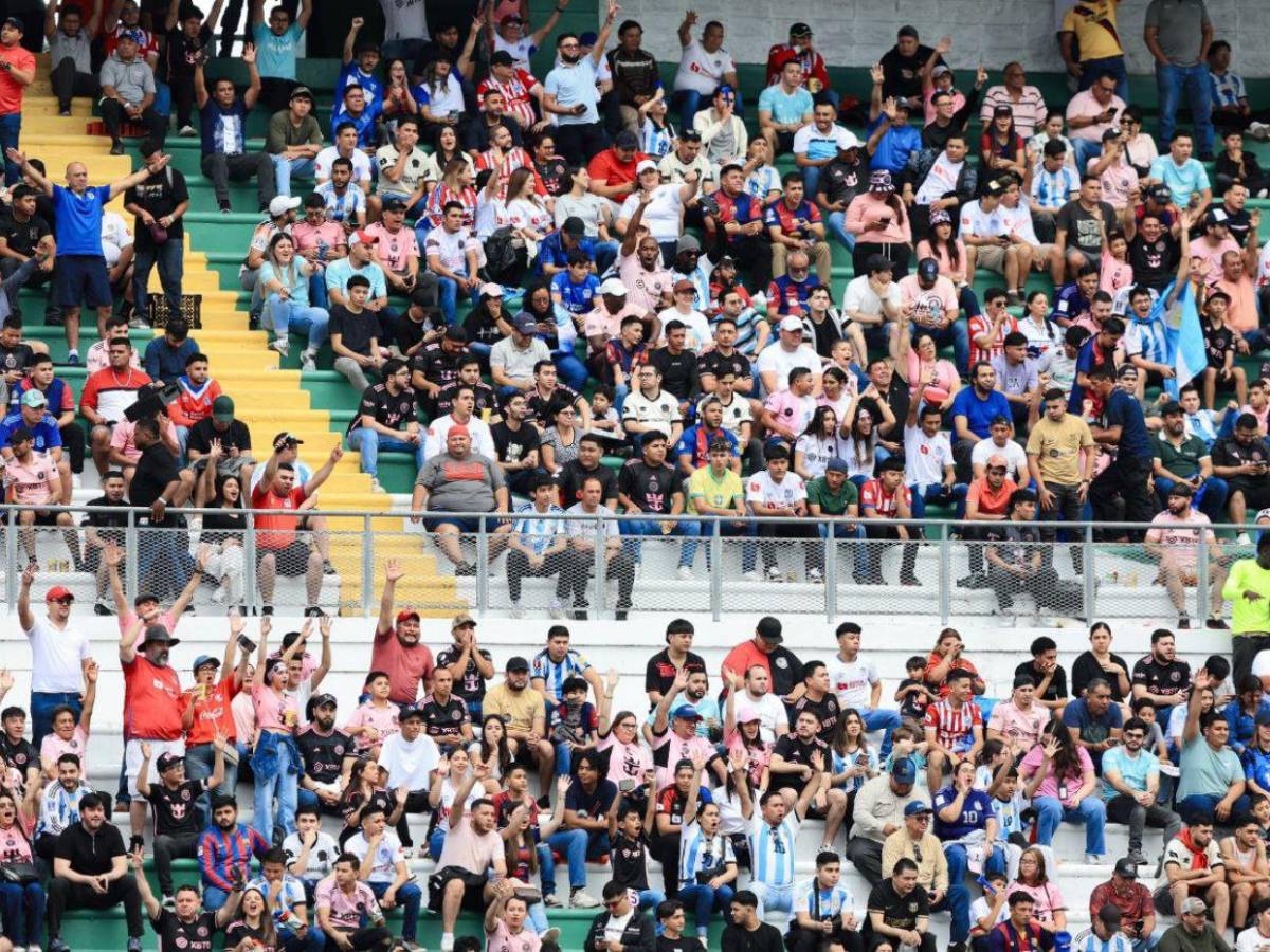 ¡Repleto! Así se llenó el Olímpico para ver a Messi y al Inter Miami