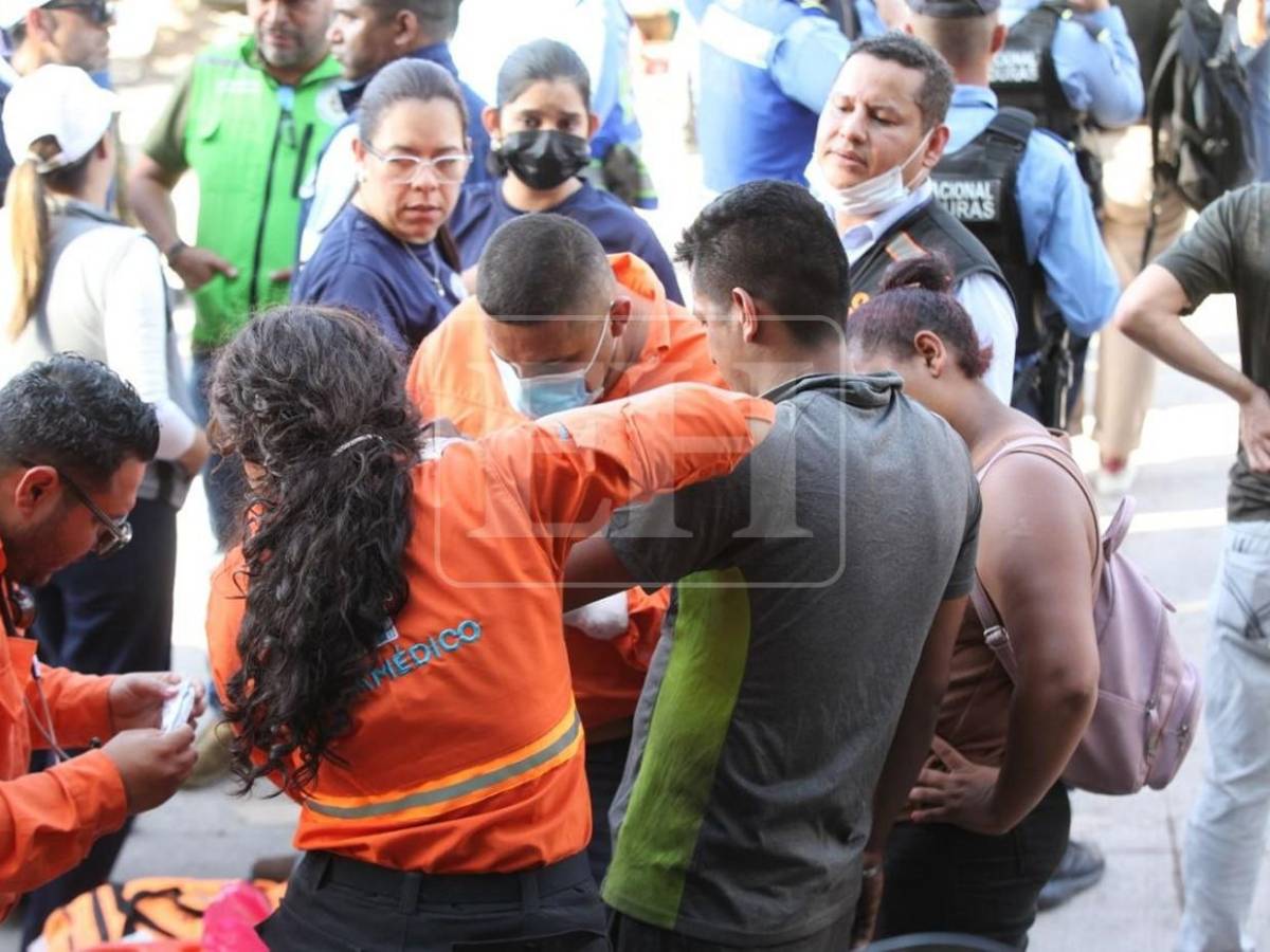 Una imagen que duele: el intenso rescate de la pequeña Leyret Nahiara Aguilar Rodríguez