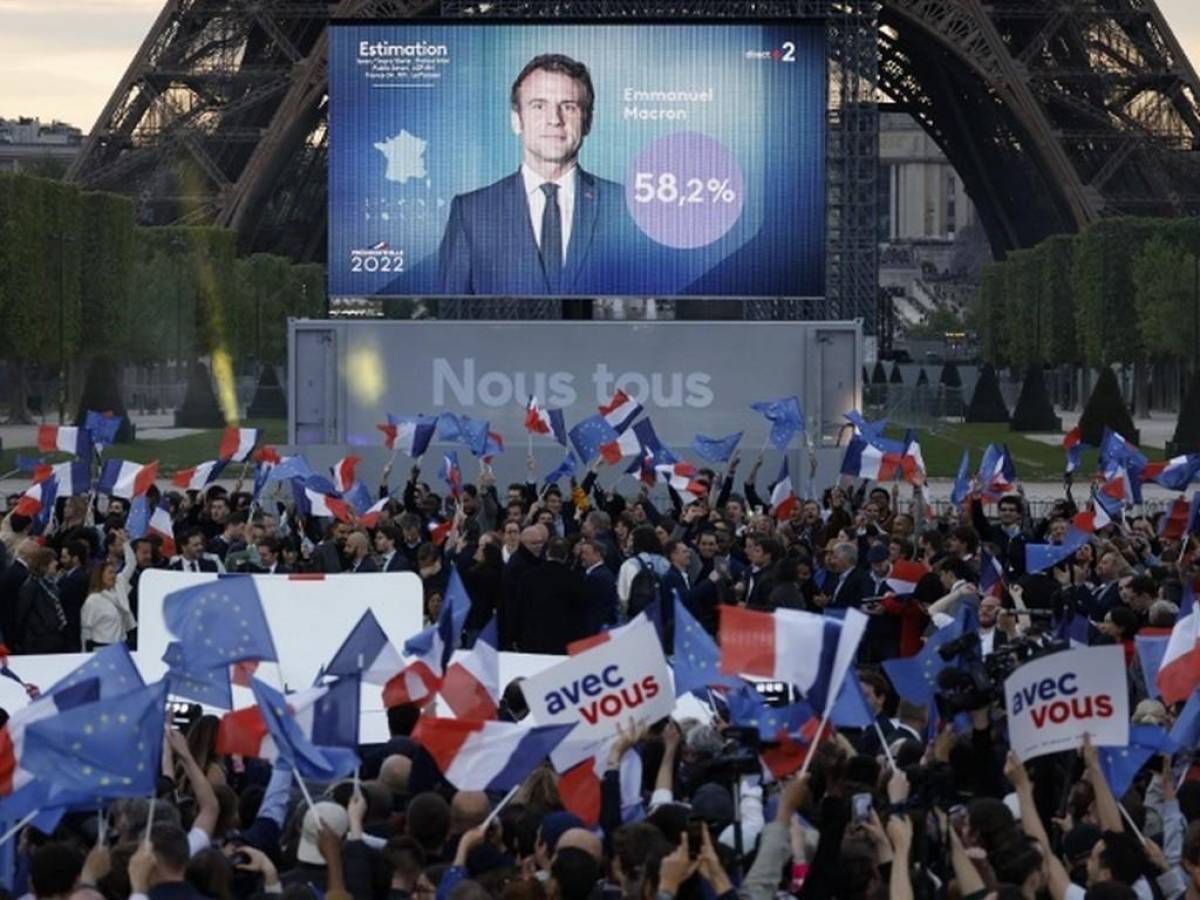 Francia reelige a presidente centrista Macron ante una extrema derecha en progresión