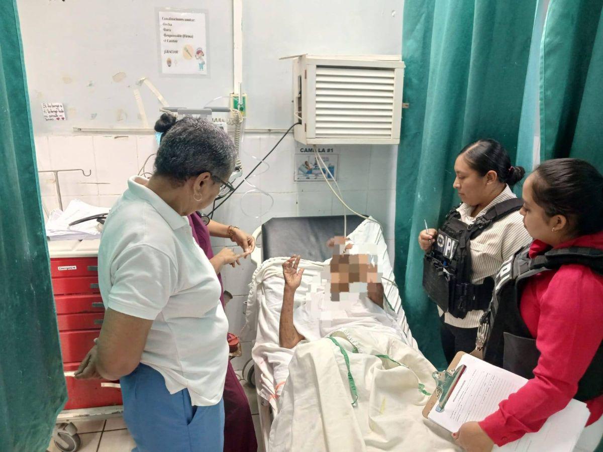 La abandonaron en una quebrada: rescatan a anciana de 95 años secuestrada en Yoro