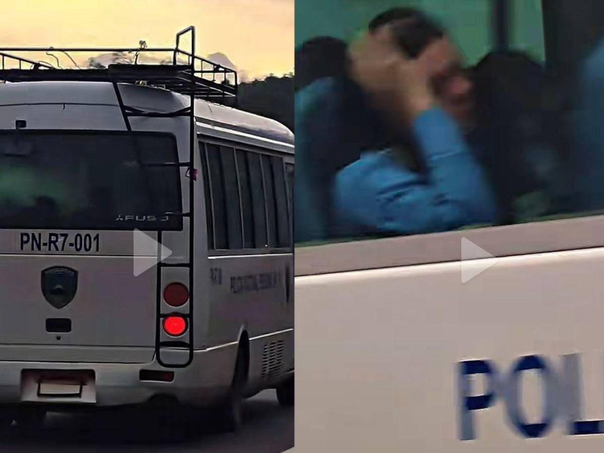 No imaginaban lo que venía: video muestra viaje de bus policial accidentado en la CA-5,  antes de la tragedia