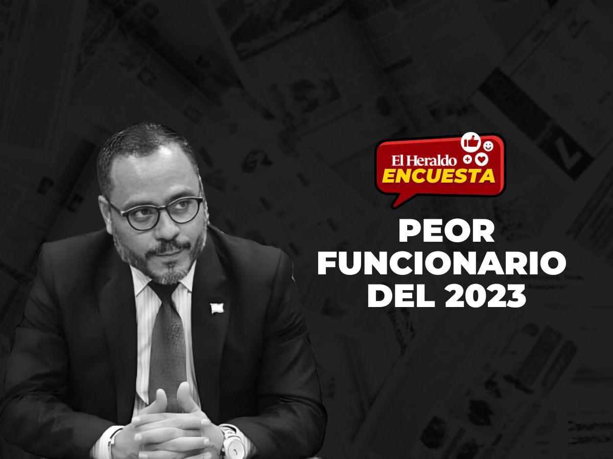 José Morales, el peor funcionario de Honduras en 2023, según lectores de EL HERALDO