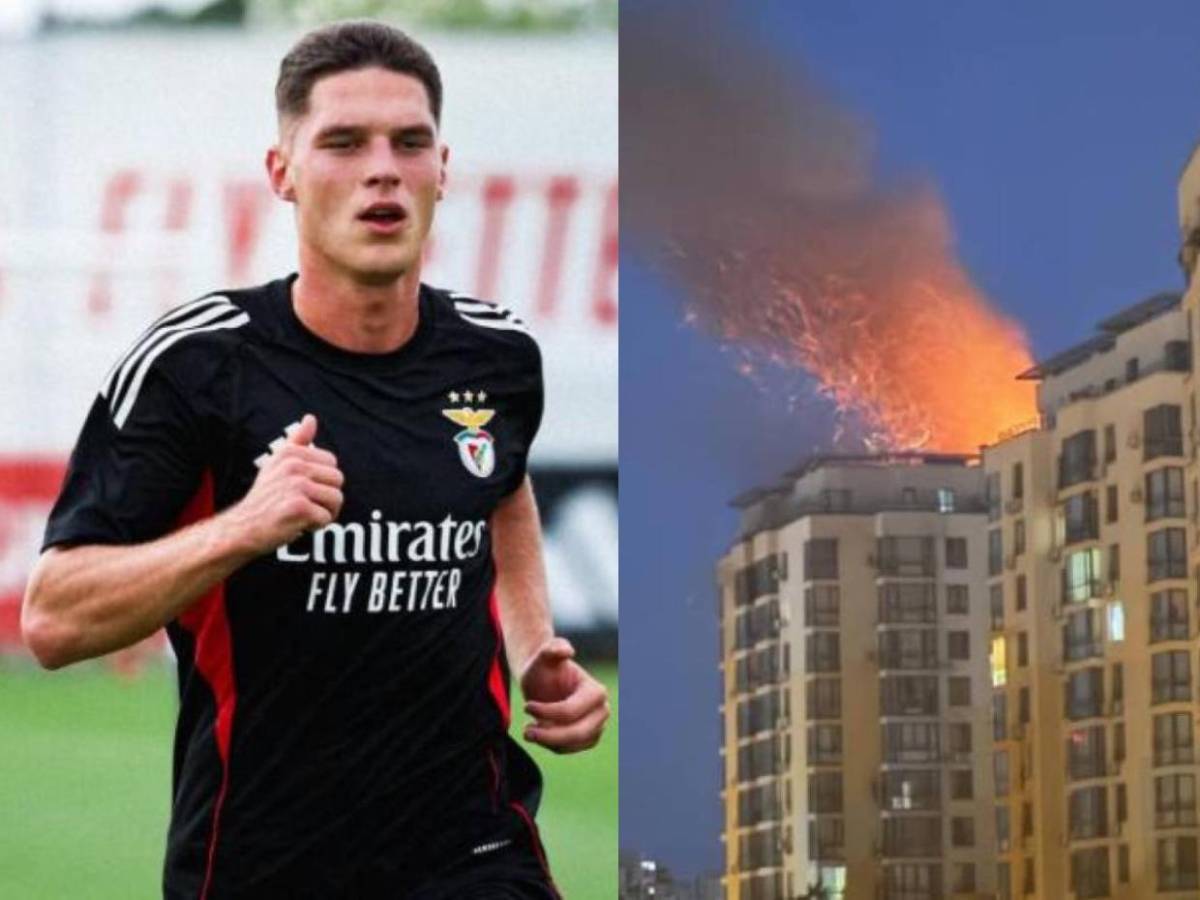 Misiles rusos destruye casa de futbolista ucraniano del Benfica; su familia estaba dentro