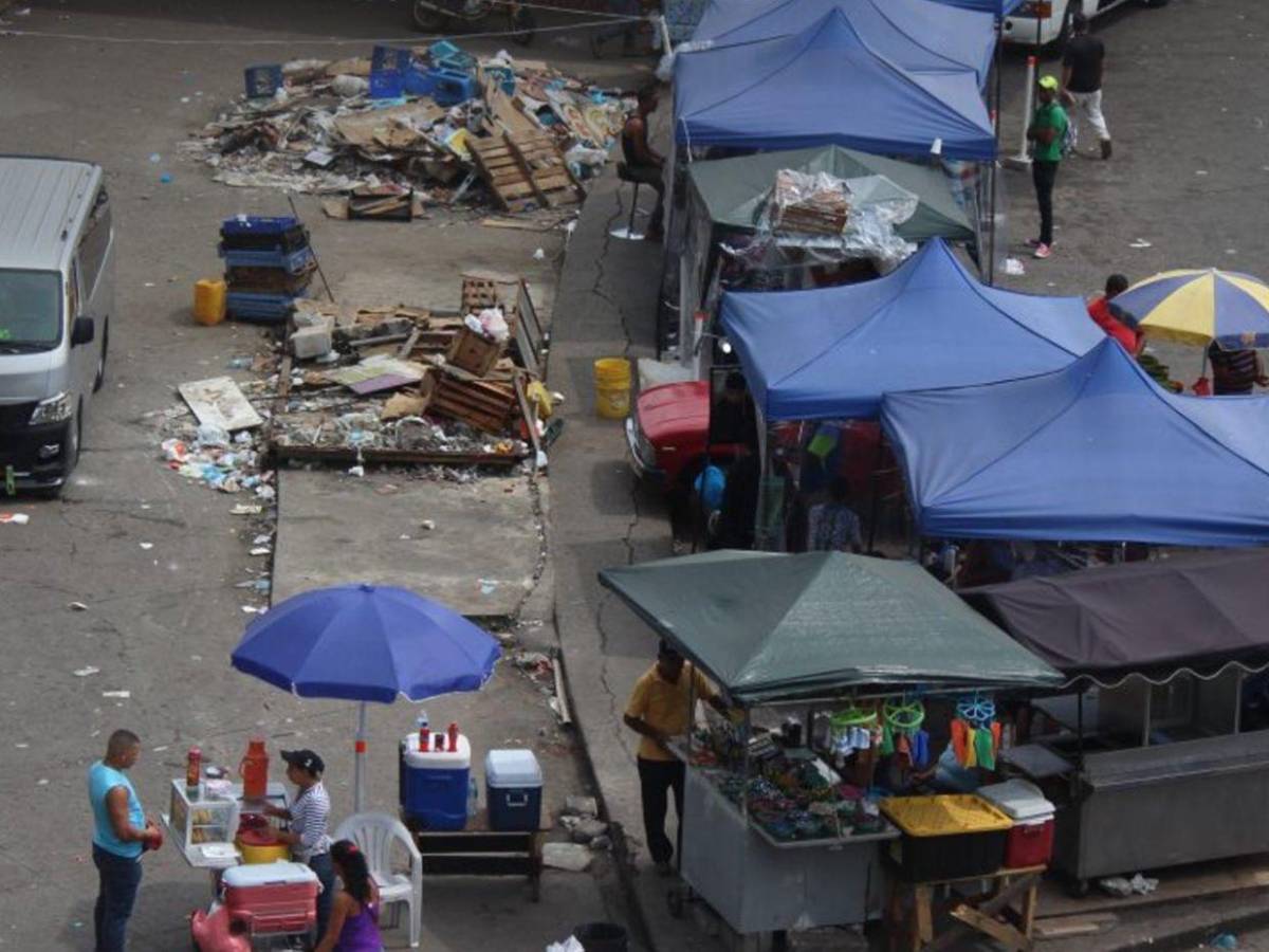 Así lucía el mercado San Miguelito de El Salvador antes de su reconstrucción